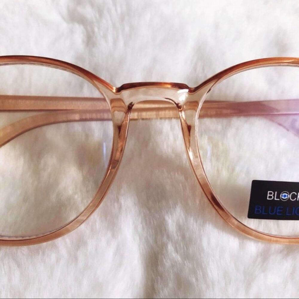 Ezra Pink Computer Blue Light Glasses - Picture 4 of 14